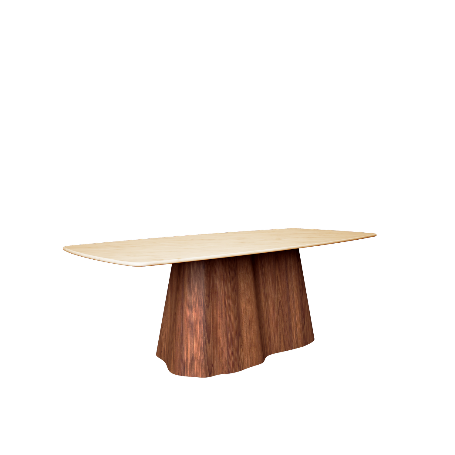 Marilyn Dining Table, American Walnut & Marble — NORD ARIN